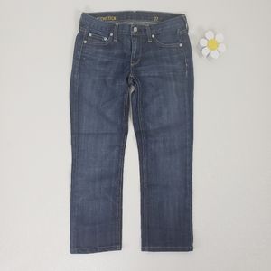 J. Crew Indigo Cropped Ankle Jeans